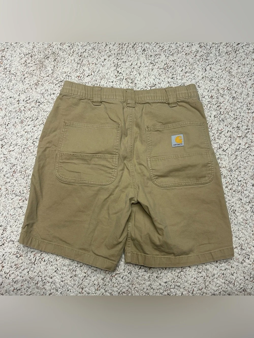 Carhartt Rugged Flex Relaxed Fit Canvas Work Short Khaki 105841 DKH Men’s 31x8
